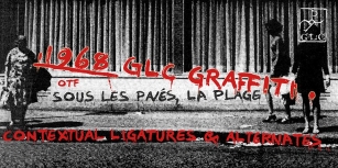 1968 GLC Graffiti OTF Font Download