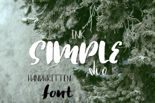 Simple ink font duo Font Download