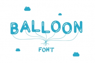 Vector. Balloon Font Download
