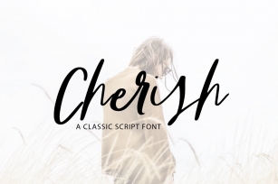 Cherish with Extra line Font Download