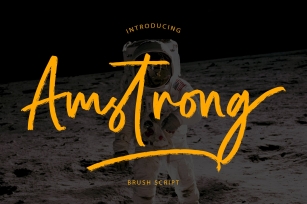 Amstrong Beautiful Brush Font Download