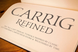 Carrig Refined Font Download
