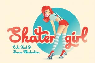 Skater Girl font + Bonus Font Download