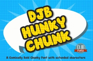 DJB Hunky Chunk Font Download