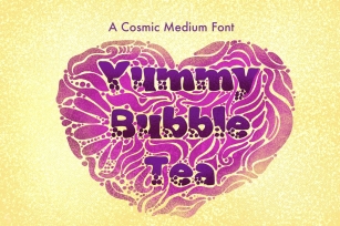 Yummy Bubble Tea Font Download