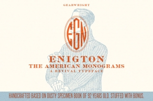 Enigton (Monograms from 1923) Font Download