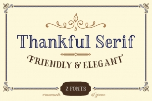 Thankful Serif Font Download