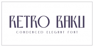 Retro Baku Font Download