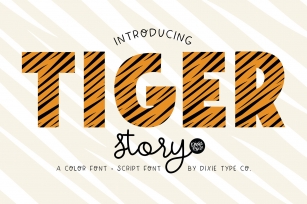 TIGER STORY Color Duo Font Download
