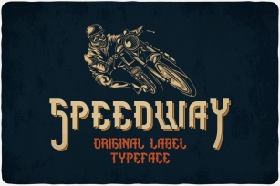 Speedway Typeface Font Download