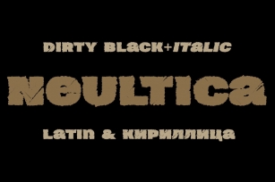 Neultica 4F Dirty Black Font Download