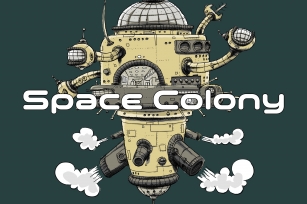 Space Colony Font Download