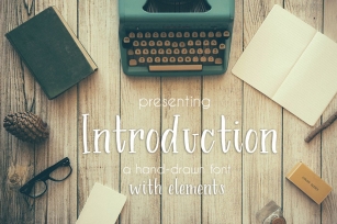 Introduction Brush with Extras Font Download