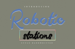 Robotic Stations Font Download