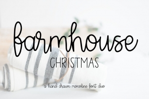 Farmhouse Christmas Script Font Download
