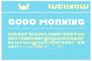 Good Morning Font Download