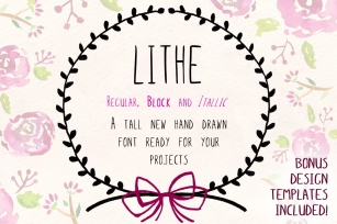 Lithe HandDrawn + Bold  Italic Font Download