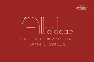 Allioideae Font Download