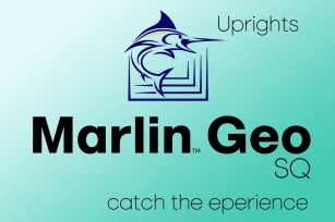 Marlin Geo SQ Uprights Font Download