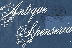 Antique Spenserian Font Download