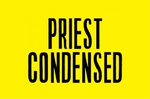 PRIEST CONDENSED Font Download