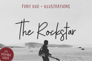 The Rockstar Duo (+Extras) Font Download