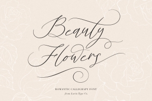 Beauty Flowers Font Download
