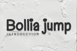 Bollia Jump Font Download
