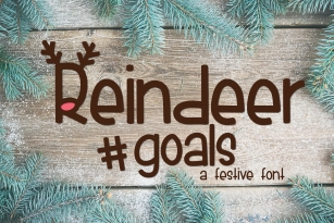 Reindeer Goals Font Download