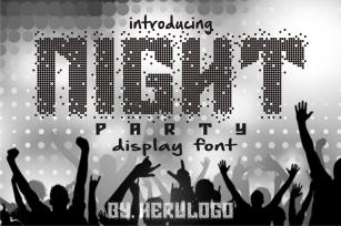 Night Party Display Font Download