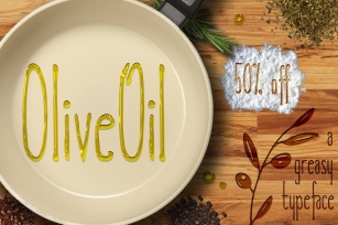 Olive Oil Typeface Font Download