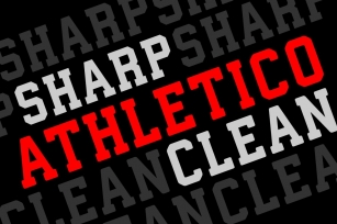 Athletico Clean  Sharp Font Download
