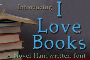 I Love Books Font Download