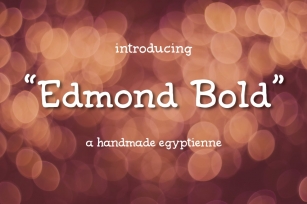 Edmond Bold Font Download