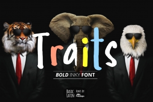 Traits Inky Font Download