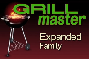 Grillmaster Expanded Family Font Download