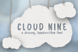 Cloud Nine with bonus! Font Download
