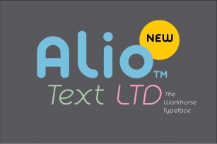 Alio Text LTD–Workhorse Sans Serif Font Download
