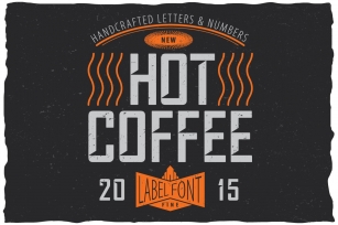 Hot Coffee Label Font Download