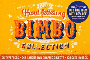 BIMBO • Hand Lettering Collection Font Download