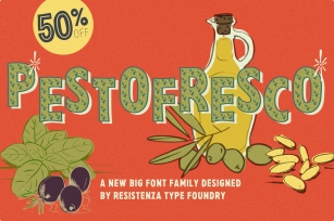 Pesto Fresco 28 fonts 50%Off Font Download