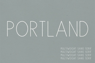 Portland Font Download