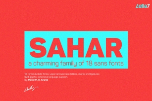 Sahar Font Download