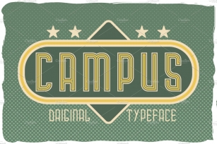 Campus font + quotation Font Download