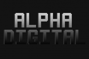 Alpha Digital Font Download