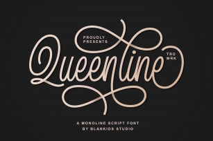 Queenline Script Font Download