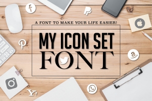 My Icon Set Font Download