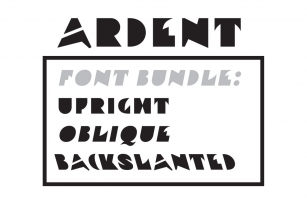 Ardent Bundle (3 fonts) Font Download
