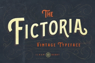 Fictoria Typeface Font Download