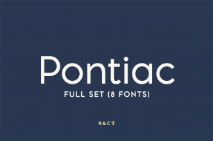 Pontiac Collection (Full set) Font Download